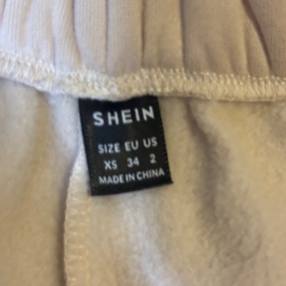 Shein | Love Never Fails Graphic Sweatpants | Tan Beige | Joggers - Picture 5 of 5